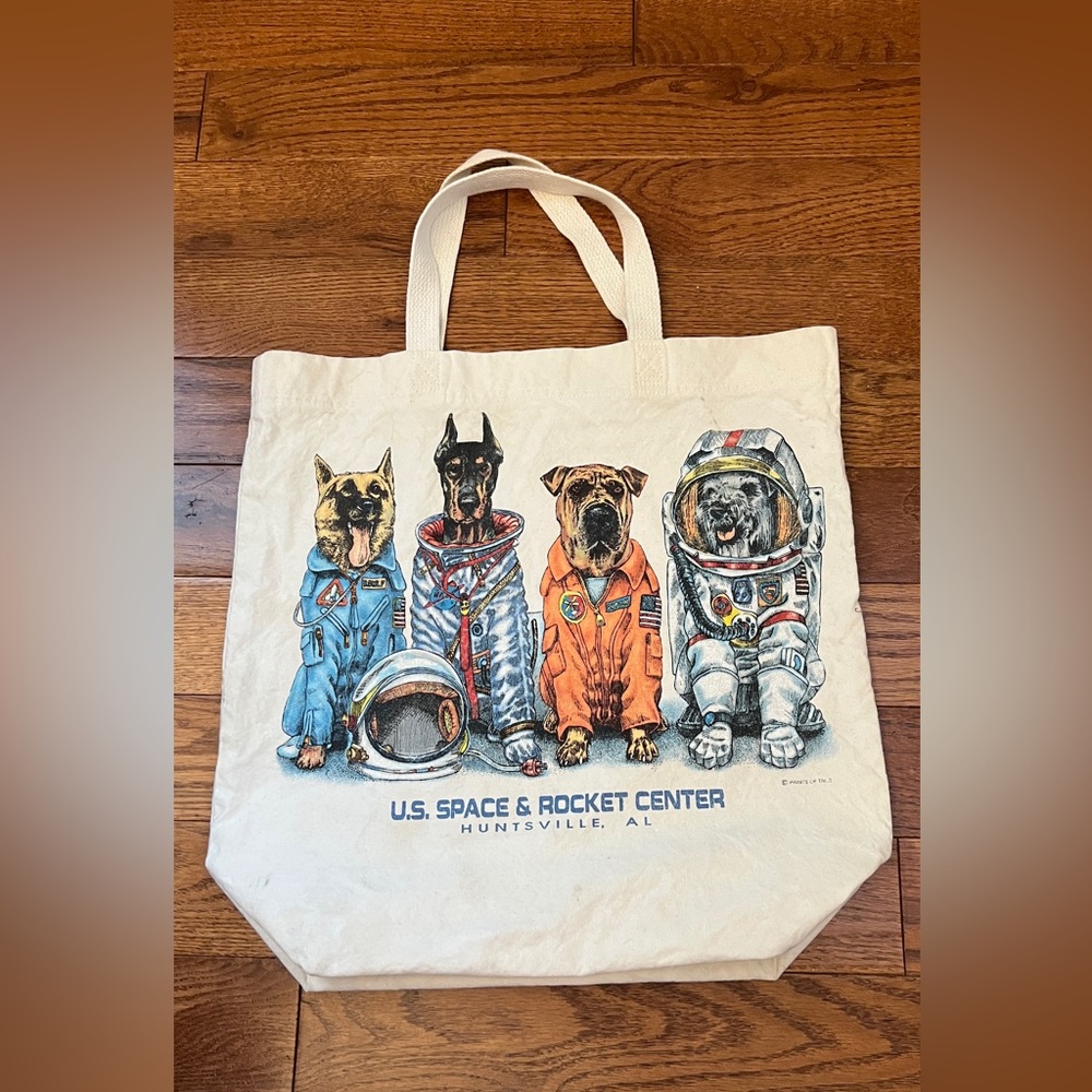 NASA Kennedy Space Center Astronaut Dogs Tote